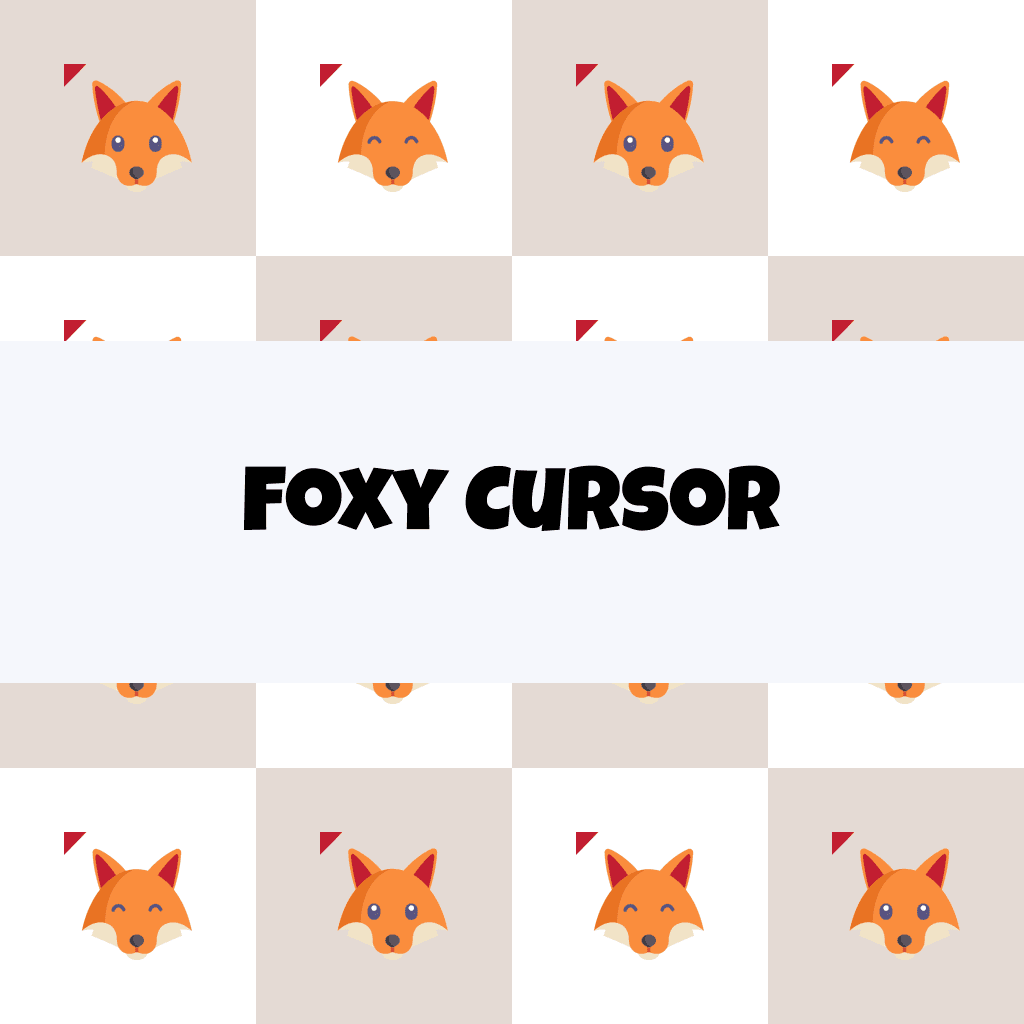 Preview Foxy cursor custom cursor pack